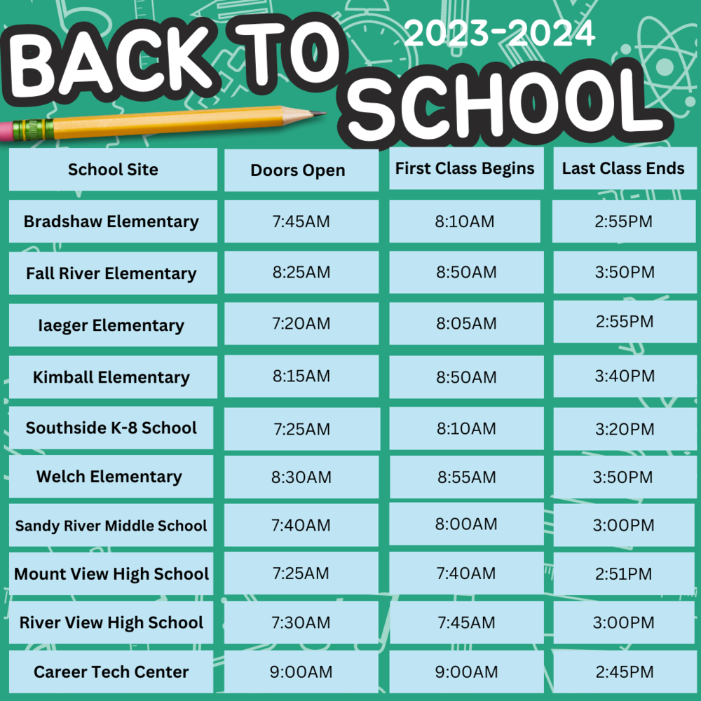 2023 2024 School Start And End Times McDowell County Schools