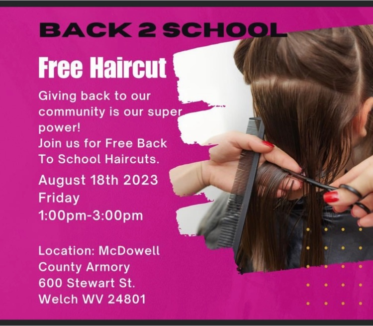 back to school haircuts free flyer 